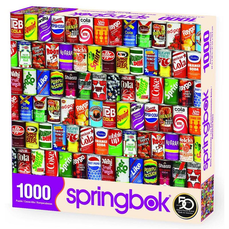 Springbok Retro Refreshments Puzzle 1000pc