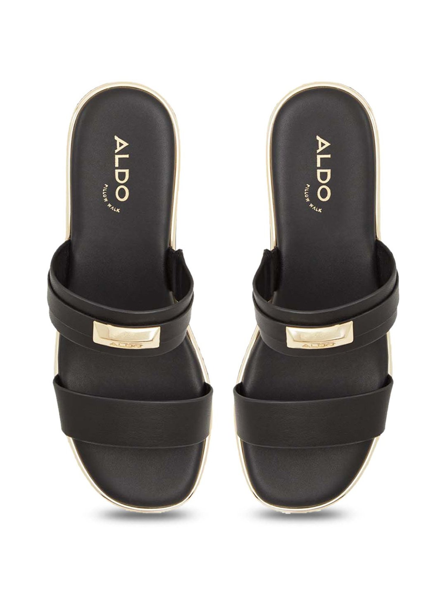 Aldo Women's Fourth Black Casual Wedges