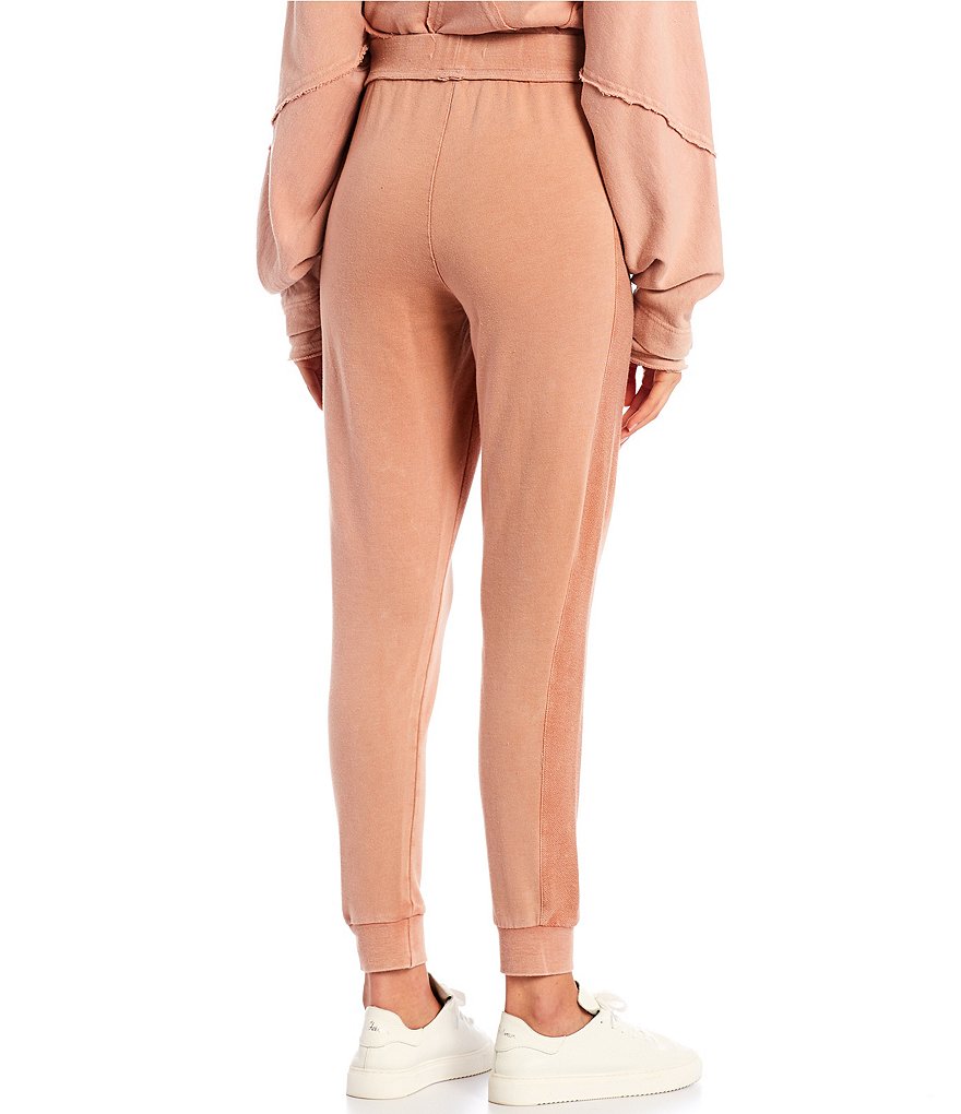 Angie High Rise Stripe Cargo Jogger Pants