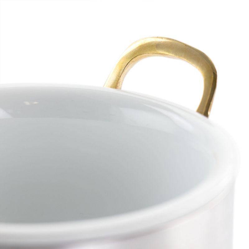 Meyer Corporation Anolon Nouvelle Copper Luxe Hard-Anodized Nonstick Casserole, 4-Quart, Onyx