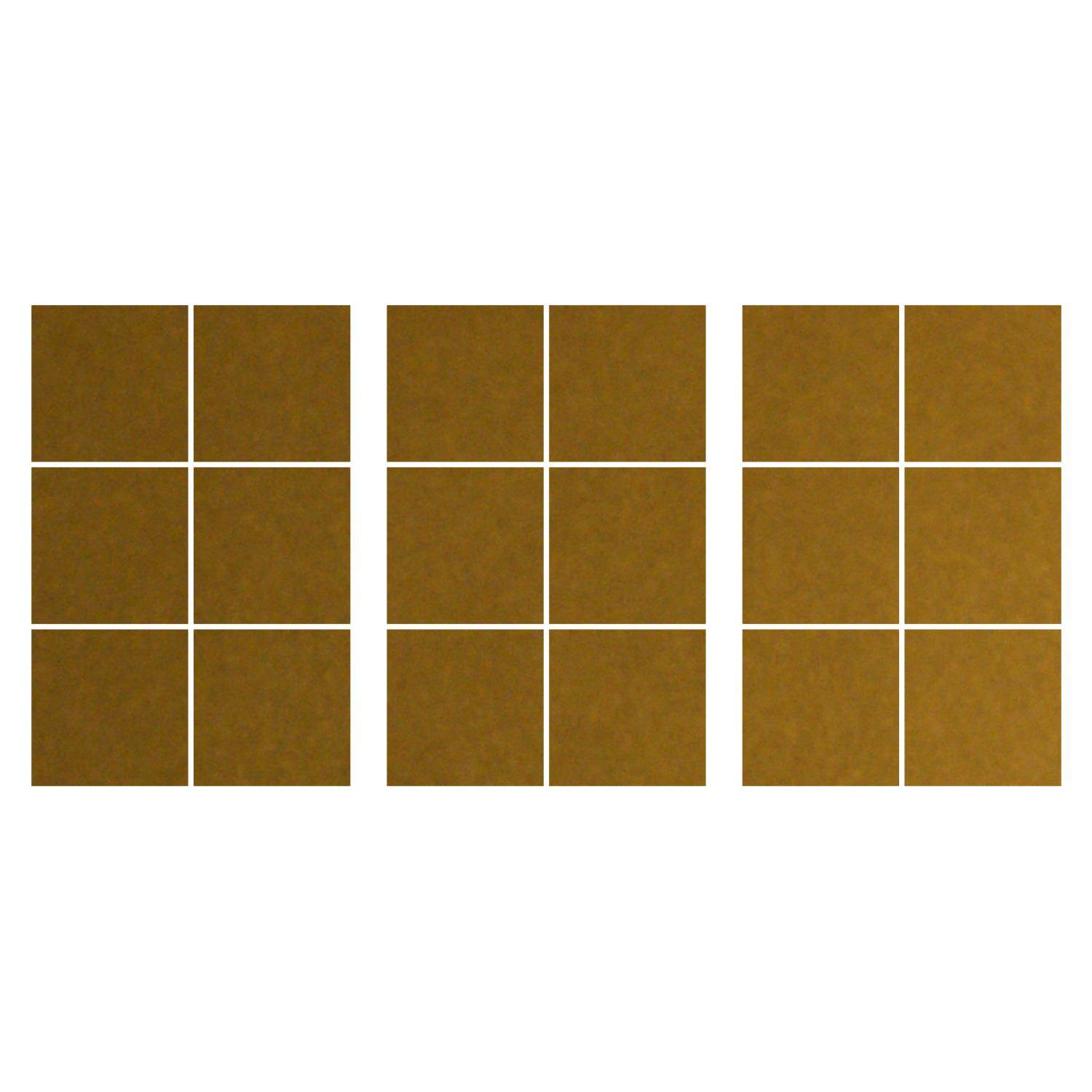 LiteMark 5.5 Inch Golden Yellow Square Decals - Pack of 8