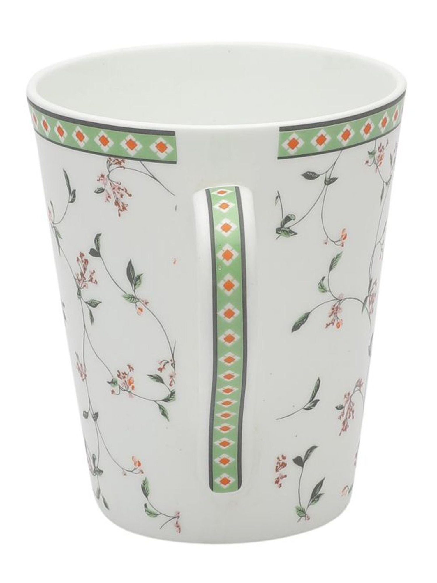 JCPL White Ceramic Milk & Coffee Mug (0.33L) - Set of 1