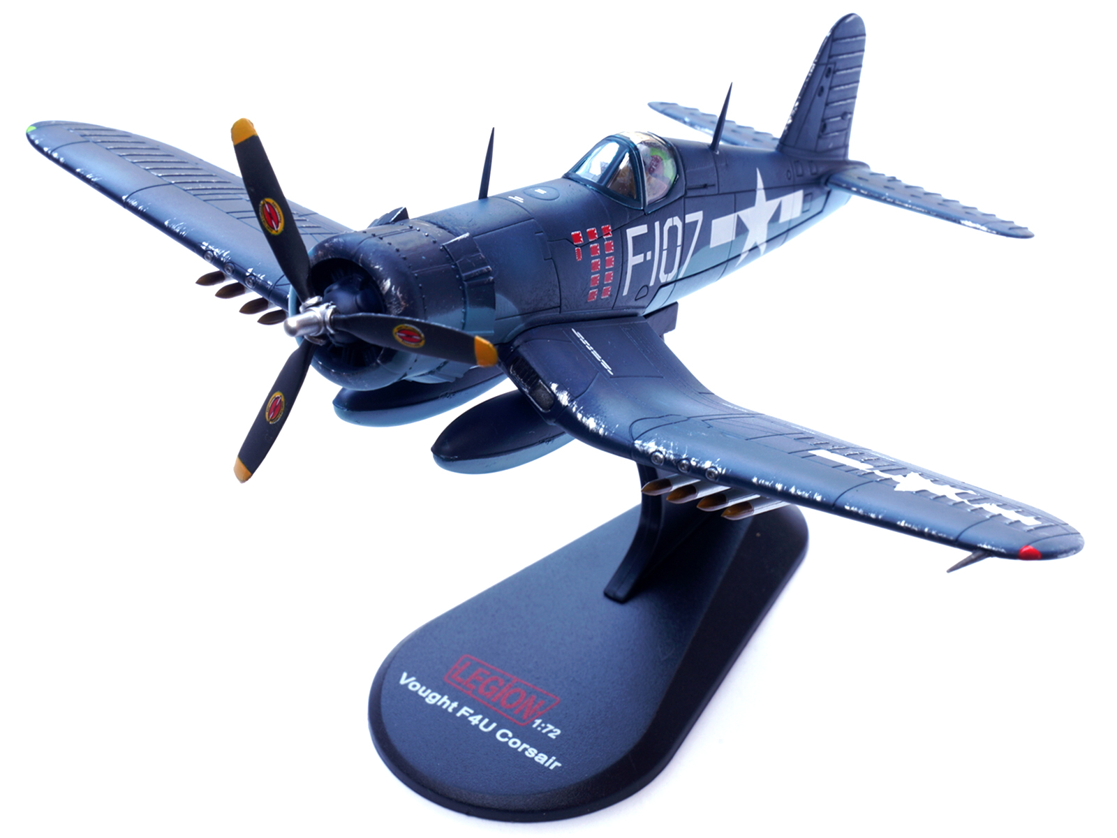 Vought F4U-1D Corsair Fighter Plane "1st Lt. Phillip DeLong Marine Fighter Squadron (VMF-224)" (1945) 1/72 Diecast Airplane Model by Legion