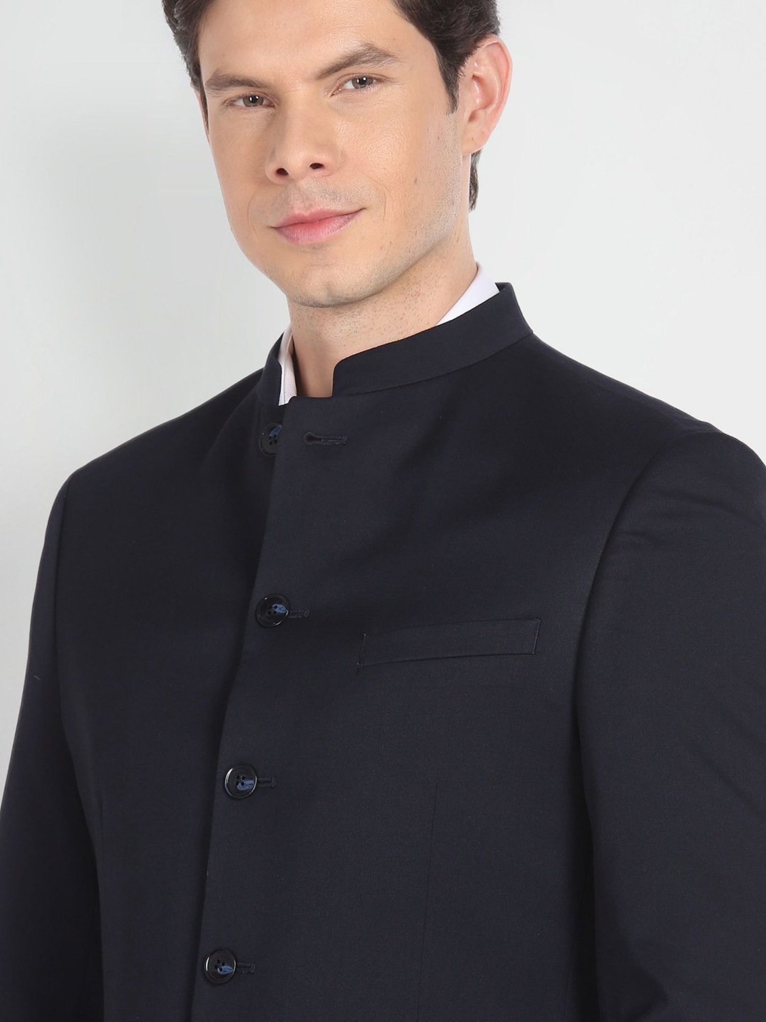 Raymond Brown  Slim Fit Printed Three Piece Suit