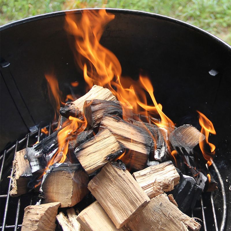 Western BBQ Products Pecan Barbecue Cooking Chunks, 570 Cubic Inches (4 Pack)