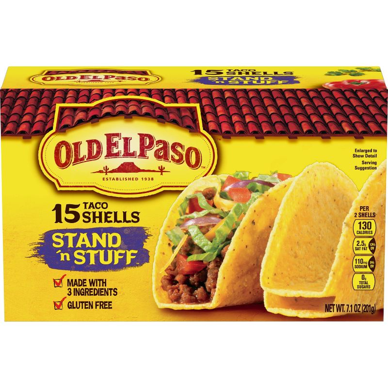 Old El Paso Gluten Free Stand 'n Stuff Taco Shells - 7.1oz/15ct