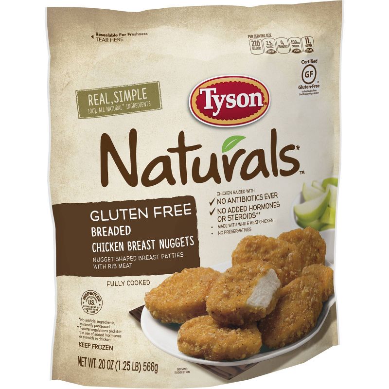Tyson Gluten Free Chicken Nuggets - Frozen - 18oz