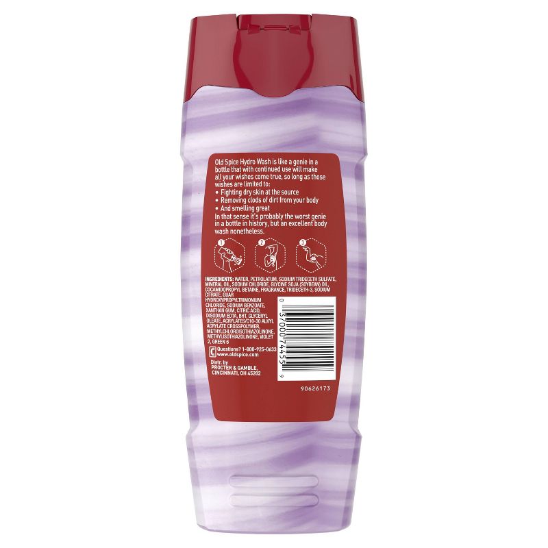 Old Spice Hardest Working Smoother Swagger Hydro Body Wash for Men - 16oz