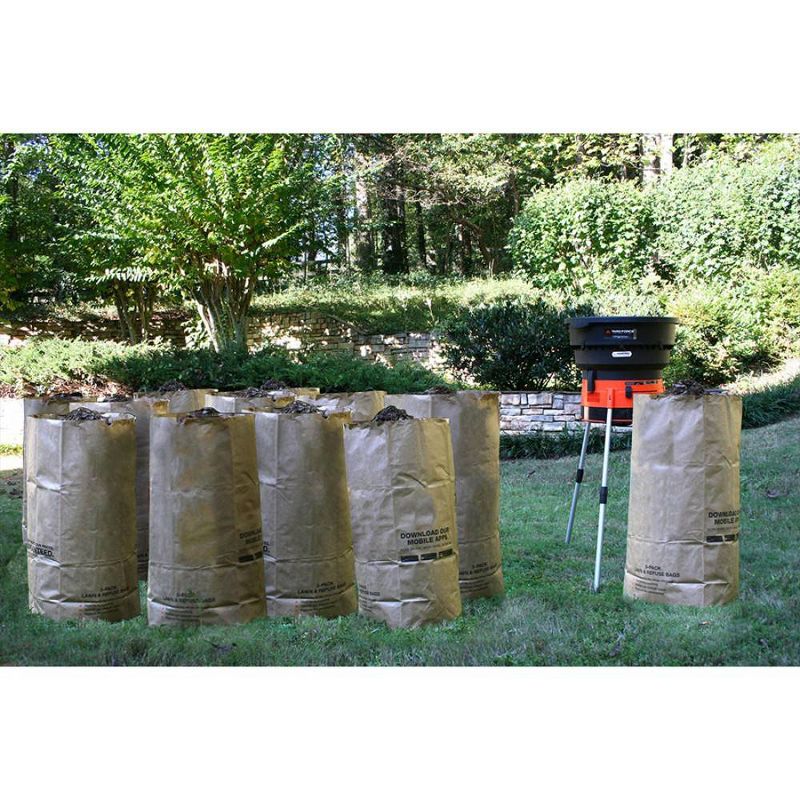 22" Electric Leaf Mulcher/Shredder With Bonus Accessory Kit - Yard Force