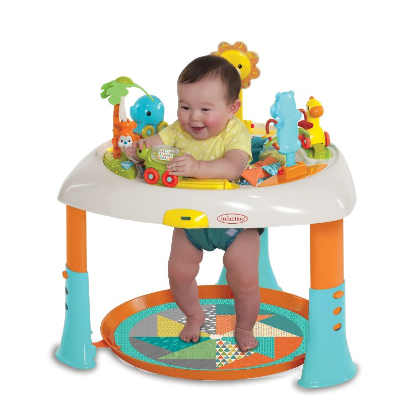 Evenflo Exersaucer Tiny Tropics 2-in-1 Baby Seat + Doorway Jumper