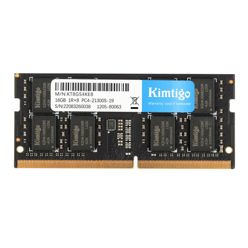 Kimtigo 16GB DDR4-2666MHz PC4  SO-DIMM CL19 Laptop Notebook RAM Memory Module
