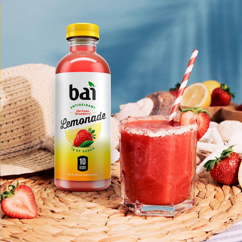 Bai Strawberry Lemonade Flavored Water - 6pk/18 fl oz Bottles