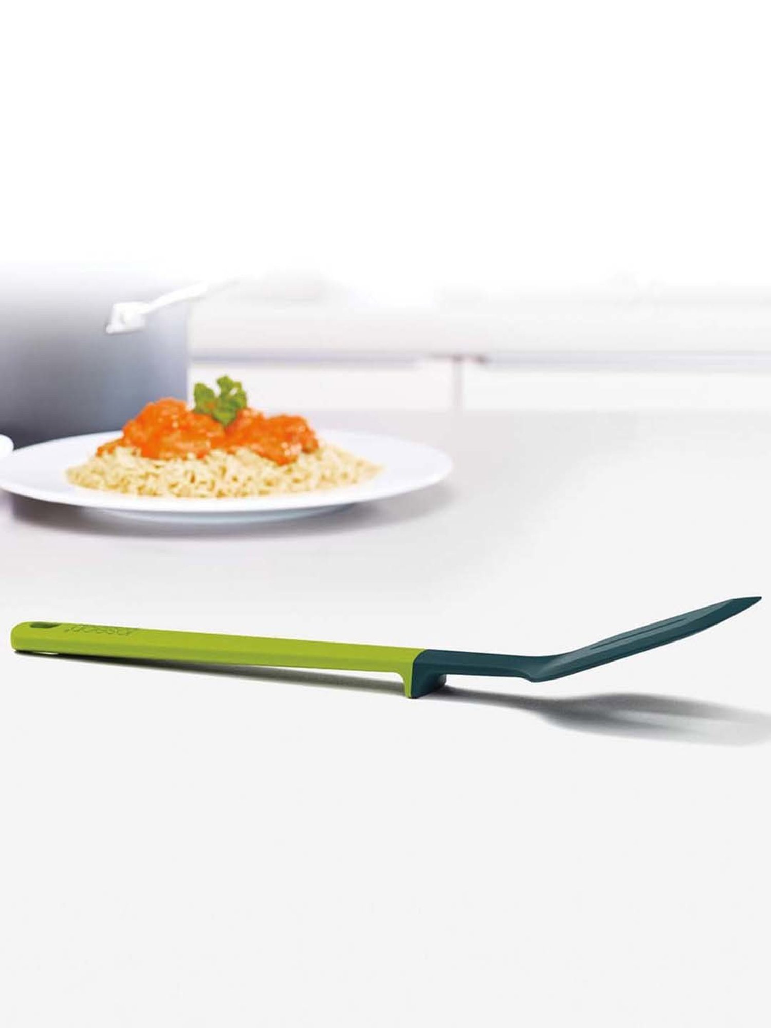 Joseph Joseph Grey & Green Toughened Nylon 31.7 cm Slotted Turner - Set of 1