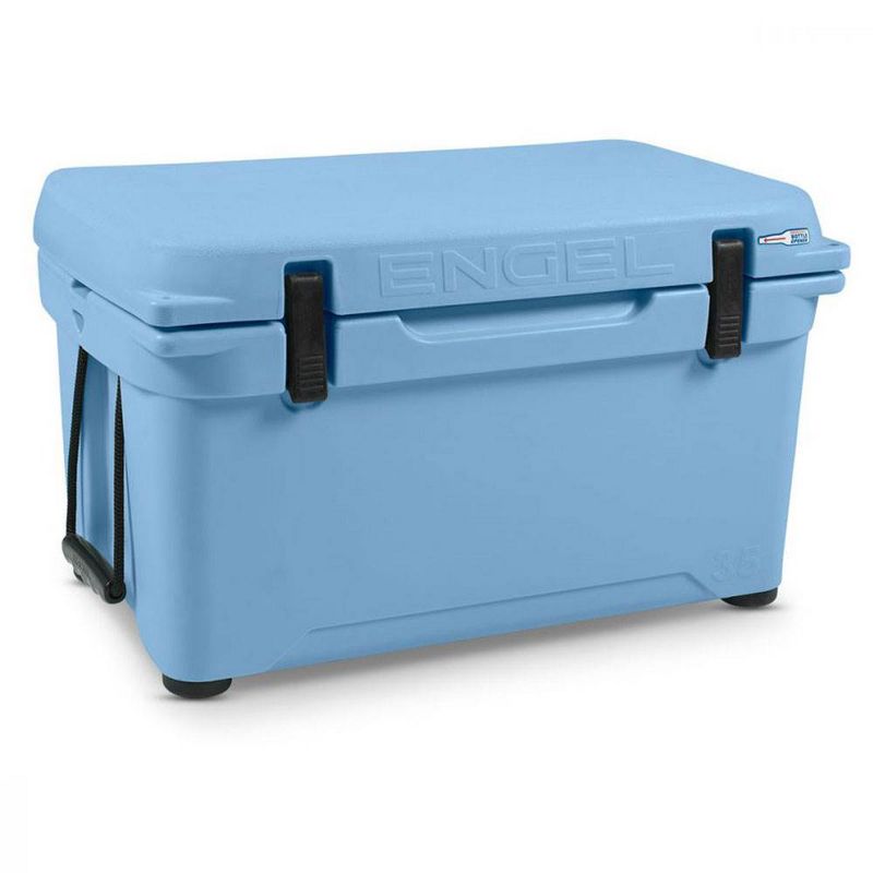 Engel Coolers 35 Quart 42 Can High Performance Roto Molded Cooler, Arctic Blue