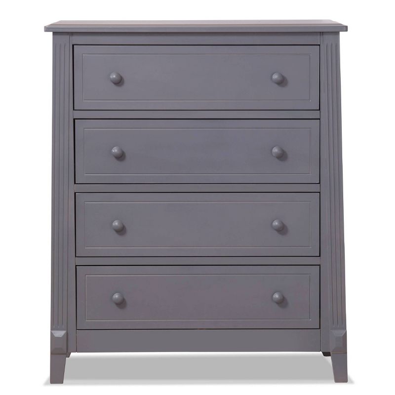 Sorelle Berkley 4 Drawer Chest Dresser Gray