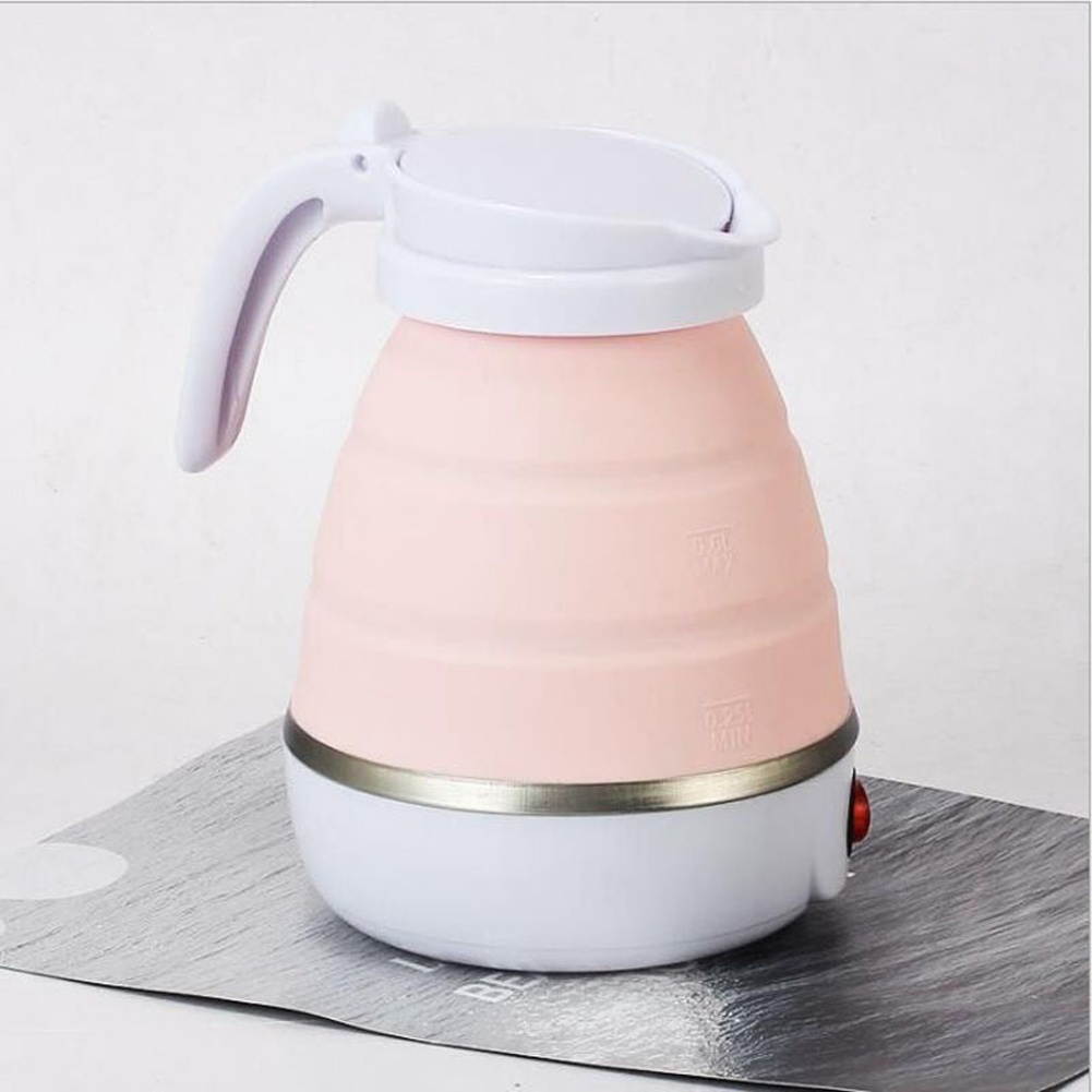 Mini Travel Winter Outdoor Portable Electric Kettle Foldable Kettles Food Grade Silicone Small Size Home Household Silicone Kettle Convenient Quick Multipurpose Utility Tool