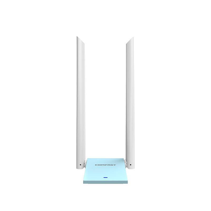 Desktop driver Dual WiFi high Band power Free Wireless 802.11 5.8Ghz with antennas network card PC 2*6dBi 600Mbps use AC Adapter