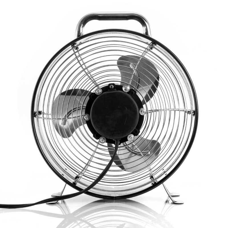 Air King 18" 1/6 HP 3-Speed Adjustable Height Floor Fan with Roll-About Stand
