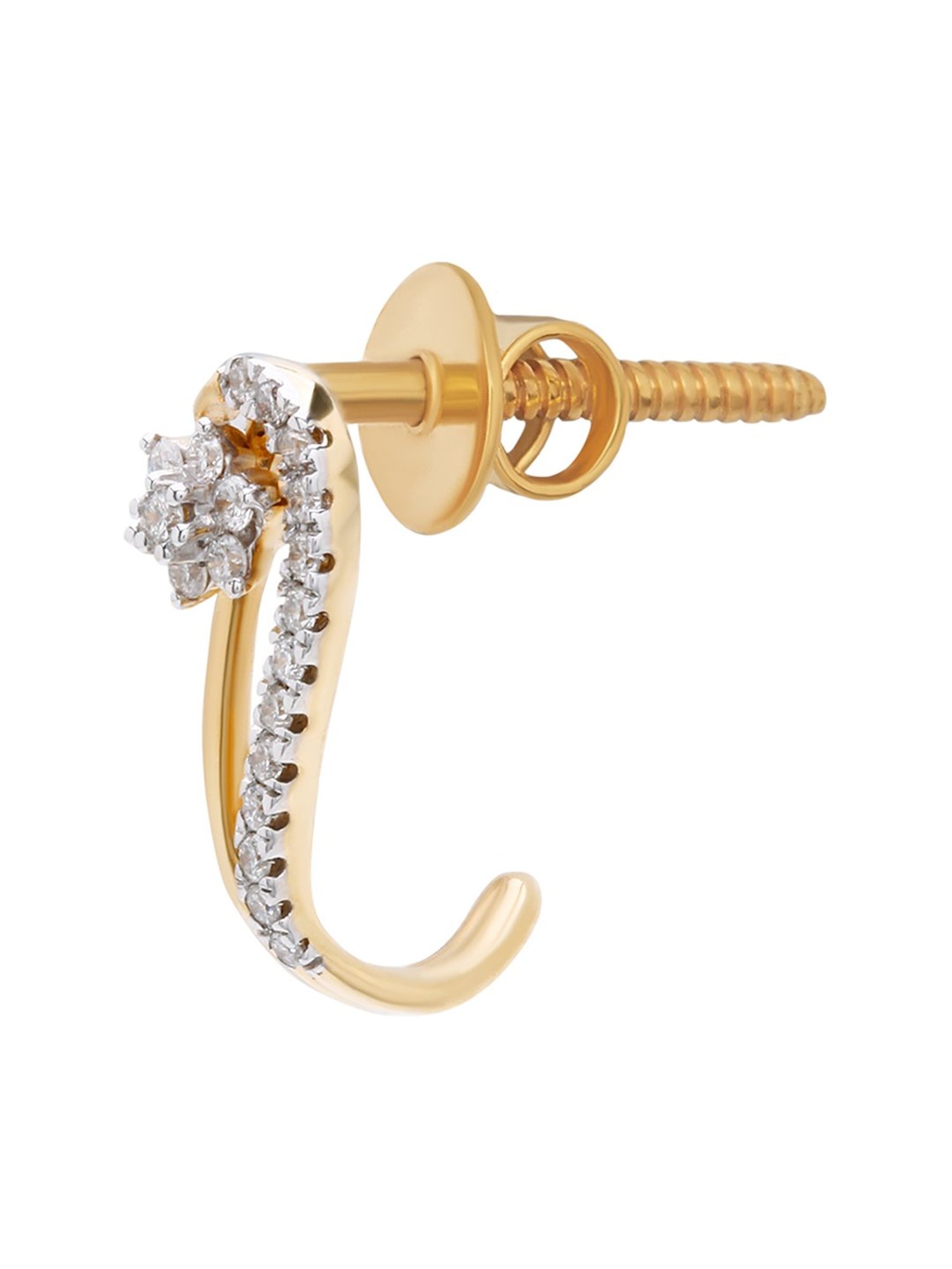 Waman Hari Pethe Jewellers 18k Gold & Diamond Earrings for Women