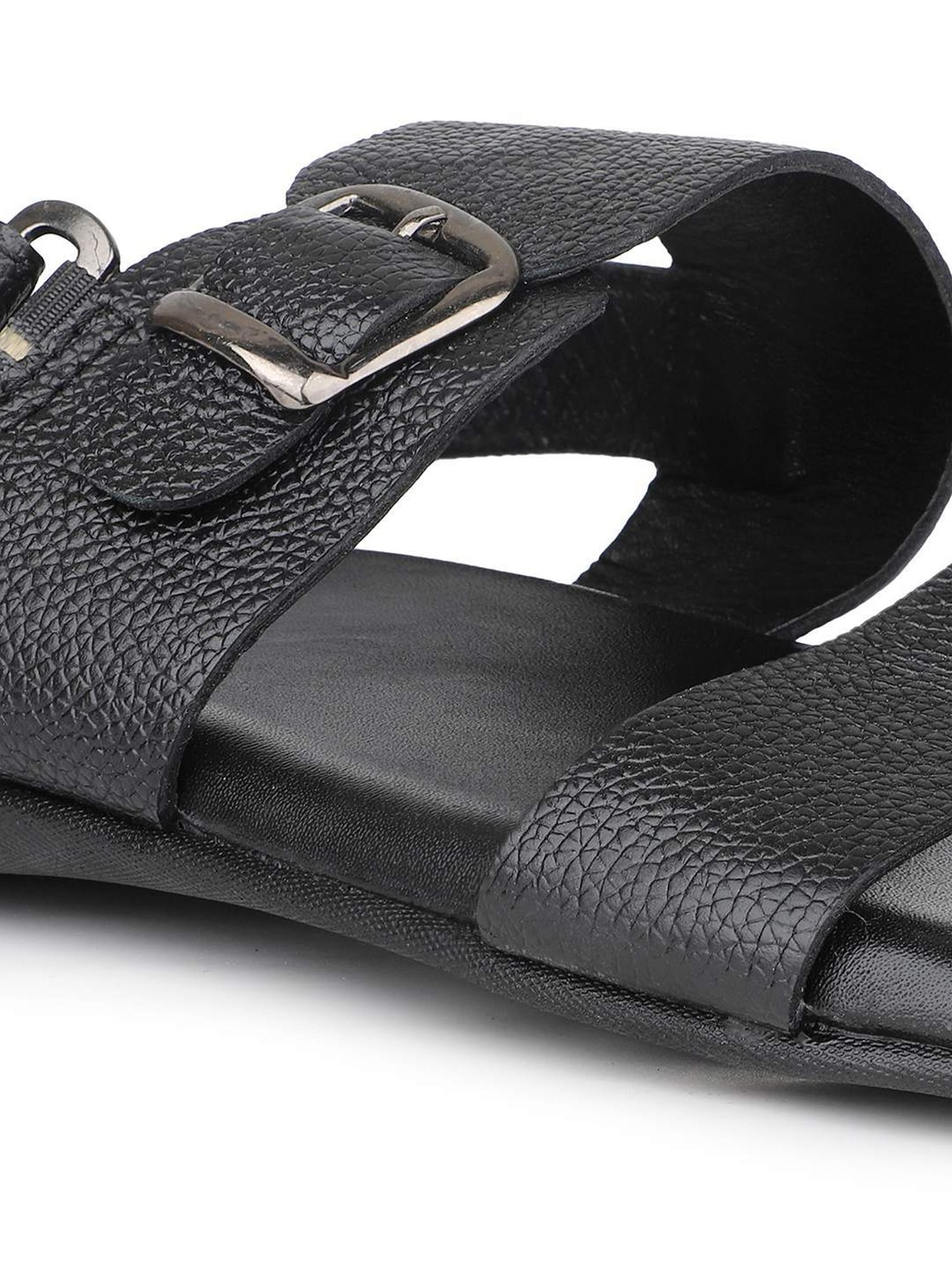 Atesber by Inc.5 Men's Black Toe Ring Sandals