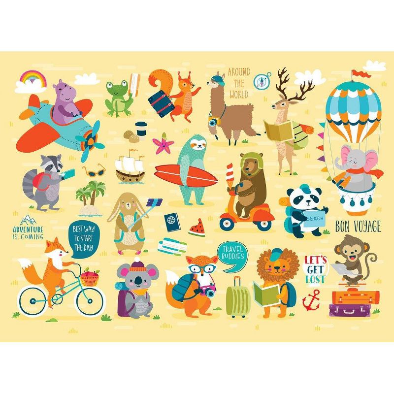 Chuckle & Roar Adventure Awaits Soft-Touch Jigsaw Puzzle - 100pc