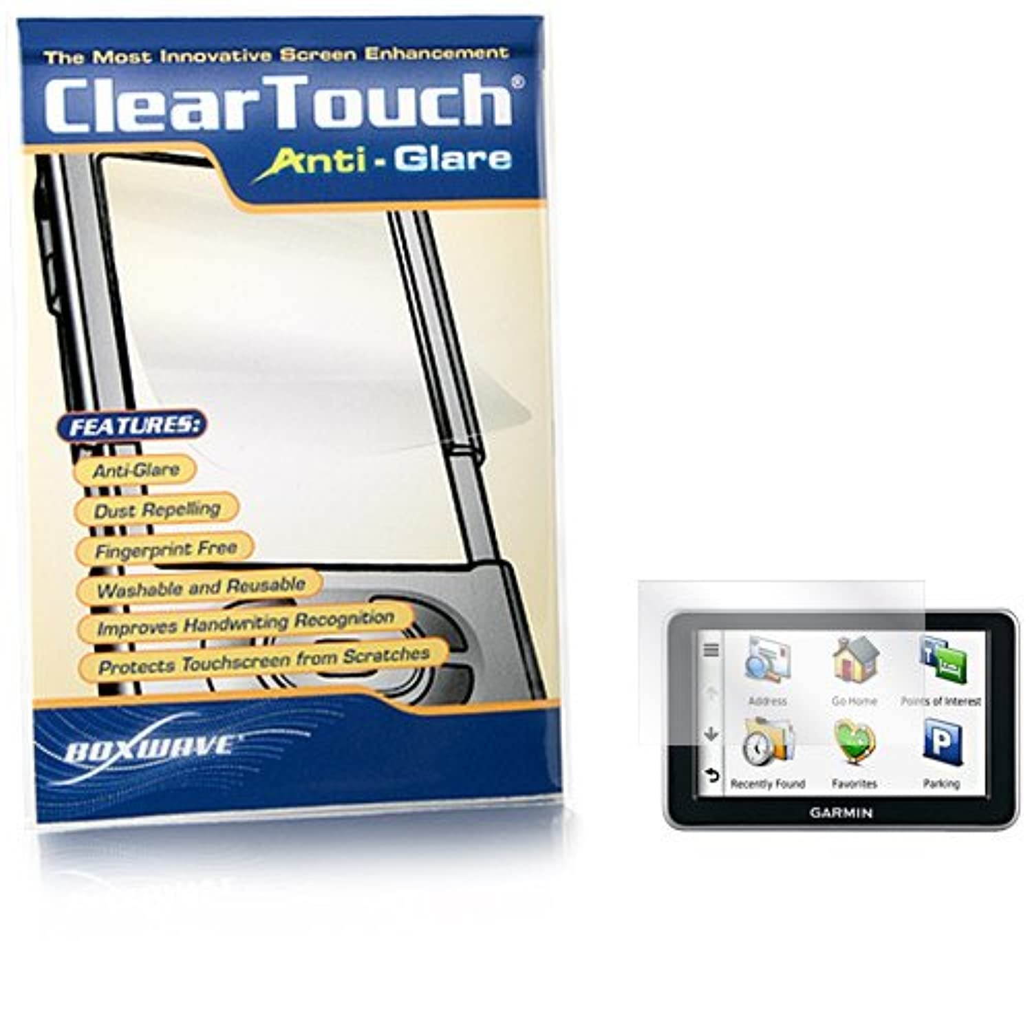 Garmin Nuvi 285W Screen Protector, BoxWave [ClearTouch Anti-Glare] Anti-Fingerprint, Scratch Proof Matte Film Shield for Garmin Nuvi 285W