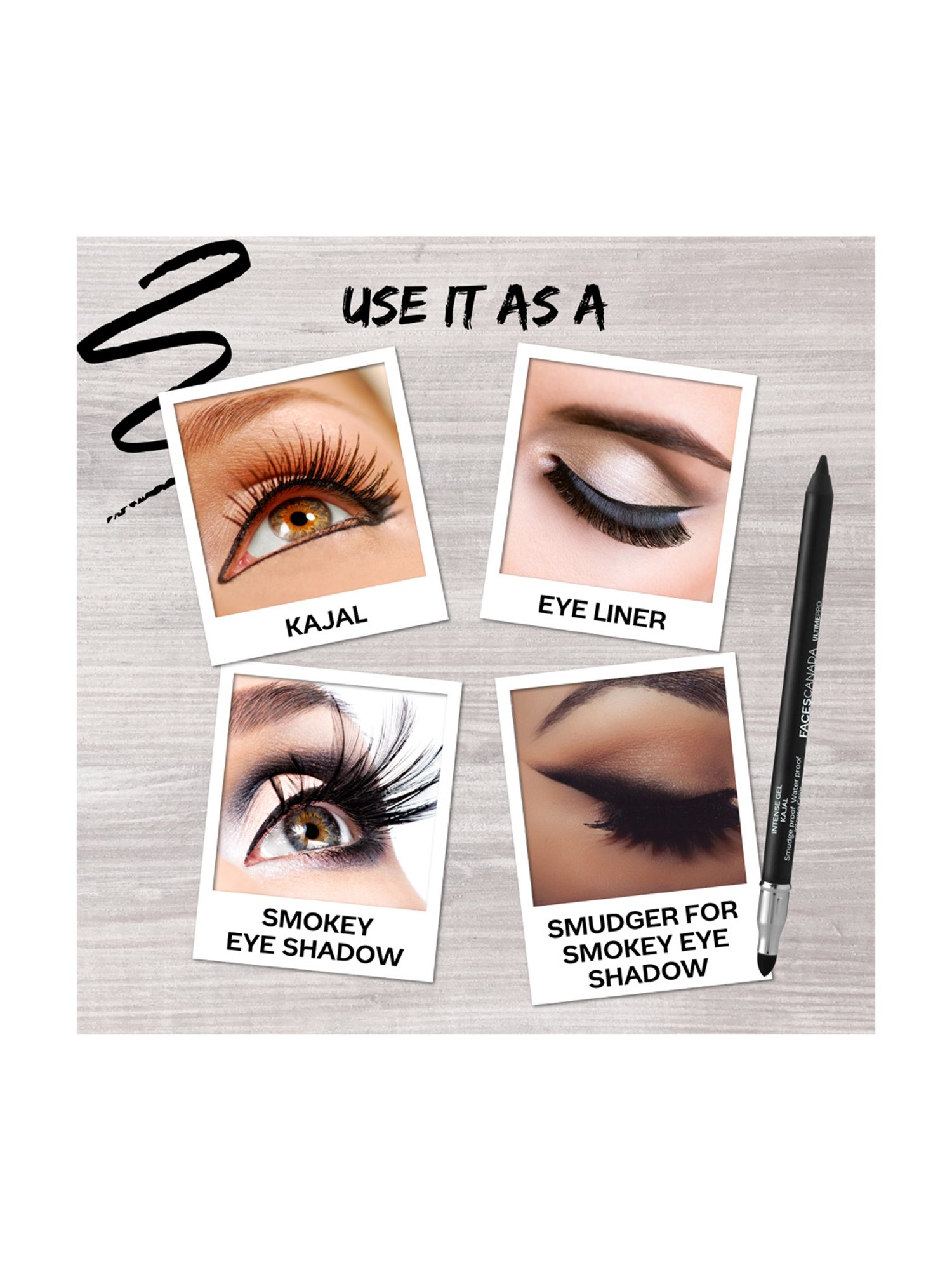 Matt Look Single Stroke Super Glide Eyeliner Kohl Kajal Bottle Green - 1.3 gm