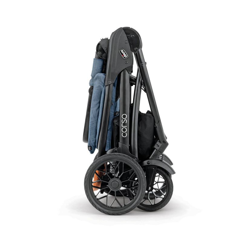 Cybex Eezy S+2 Travel System with Aton 2 Infant Car Seat - Deep Black
