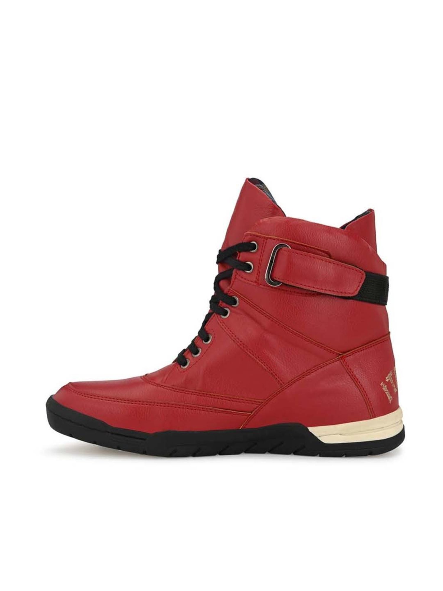 Eego Italy Men's Red Casual Boots