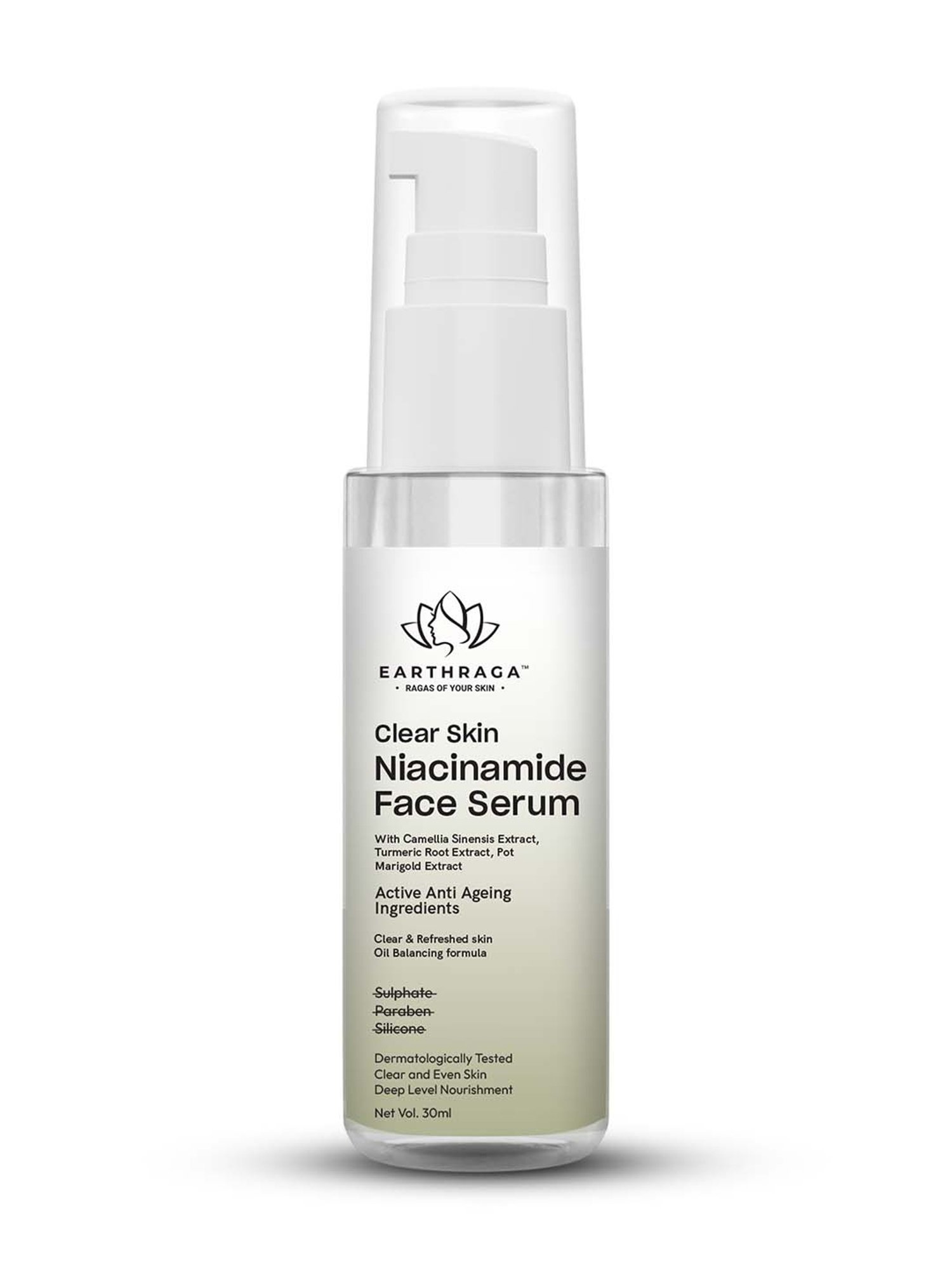 Earthraga Clear Skin Niacinamide Face Serum - 30 ml