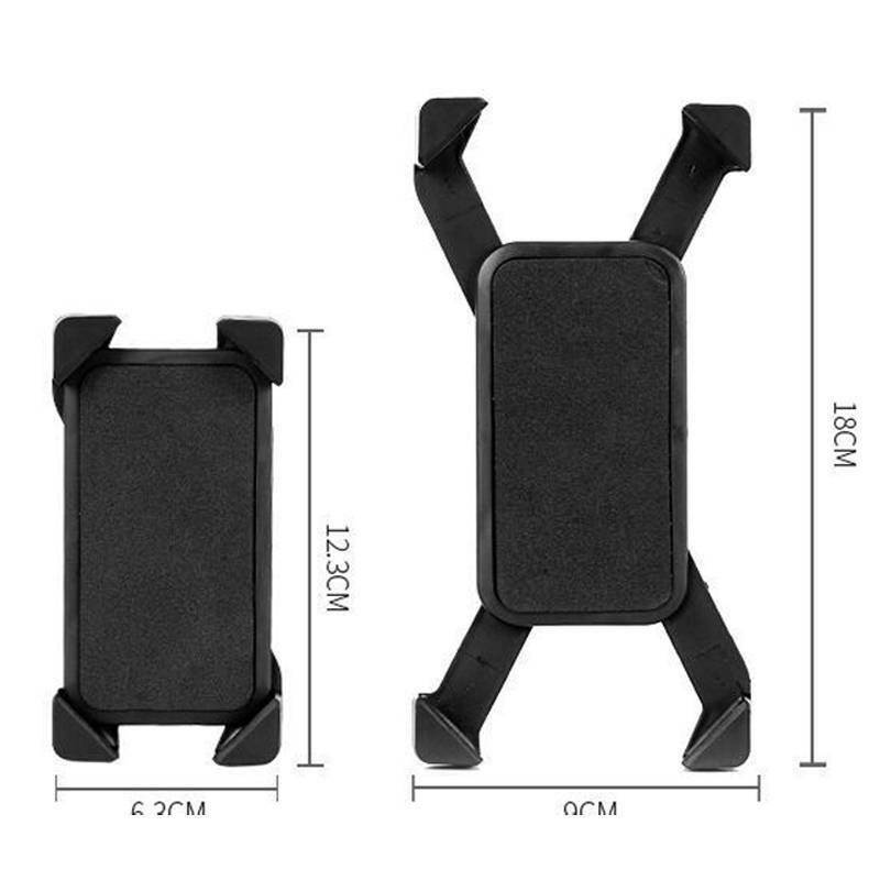 Mountain Bike Motorcycle Phone Holder 360&deg;Rotatable Handlebar Bicycle Phone Holder For Universal Mobile Cell Phone Clip Stand Mount Bracket