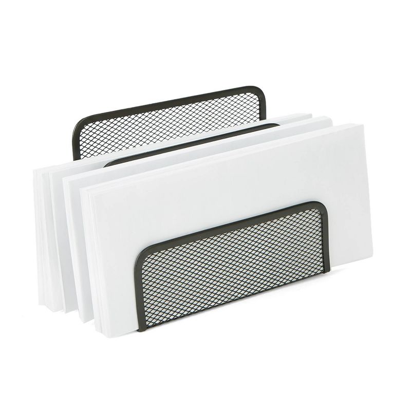 Mind Reader 6pc Desk Organizer Set Black