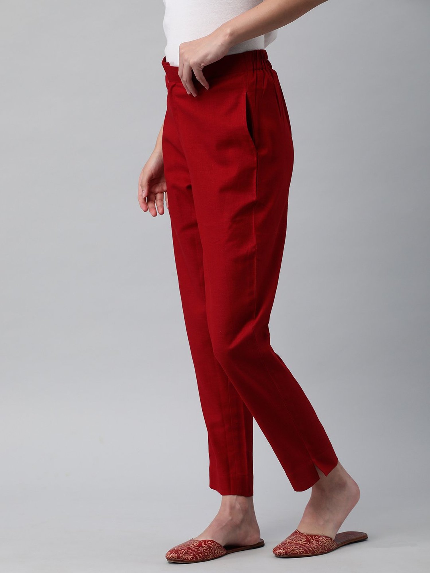 Kami Kubi Maroon Pants