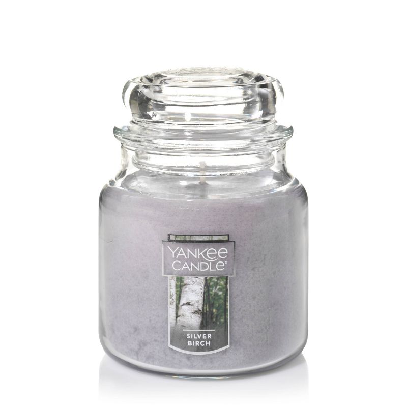 14.5oz Glass Jar Silver Birch Candle - Yankee Candle