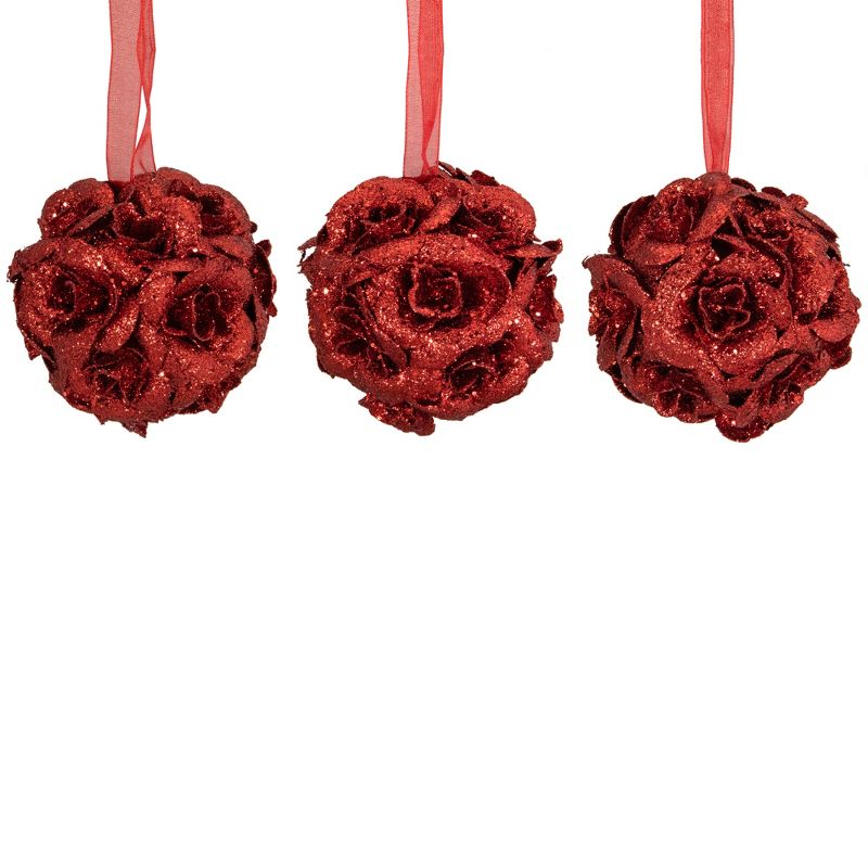 Carlton Cards 3.75" Heirloom Family and Friends Picture Frame Christmas Ornament - Green/Pink