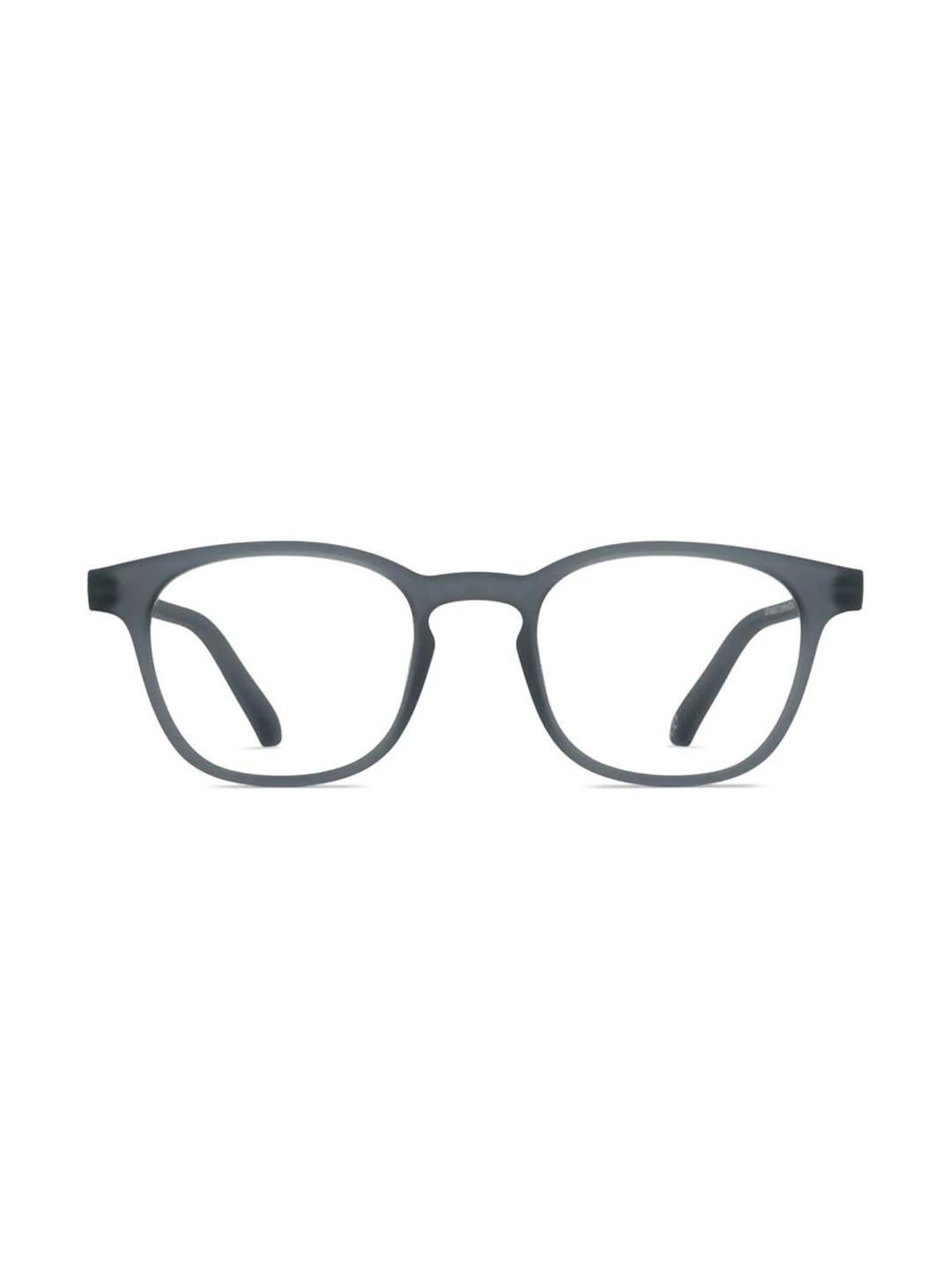 Lenskart Blu LB E14453 Green Full Rim Round Zero Power Computer Glasses