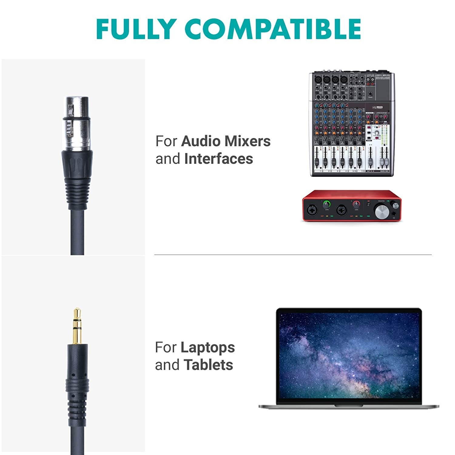 Movo Smartphone Podcast Recording Microphone Kit - 2 Pack Condenser Microphones, 2 Desktop Mic Stands, 2 Pop Filters, 2-Channel XLR Interface with Lightning Output - Compatible with iPhone, iPad, iOS