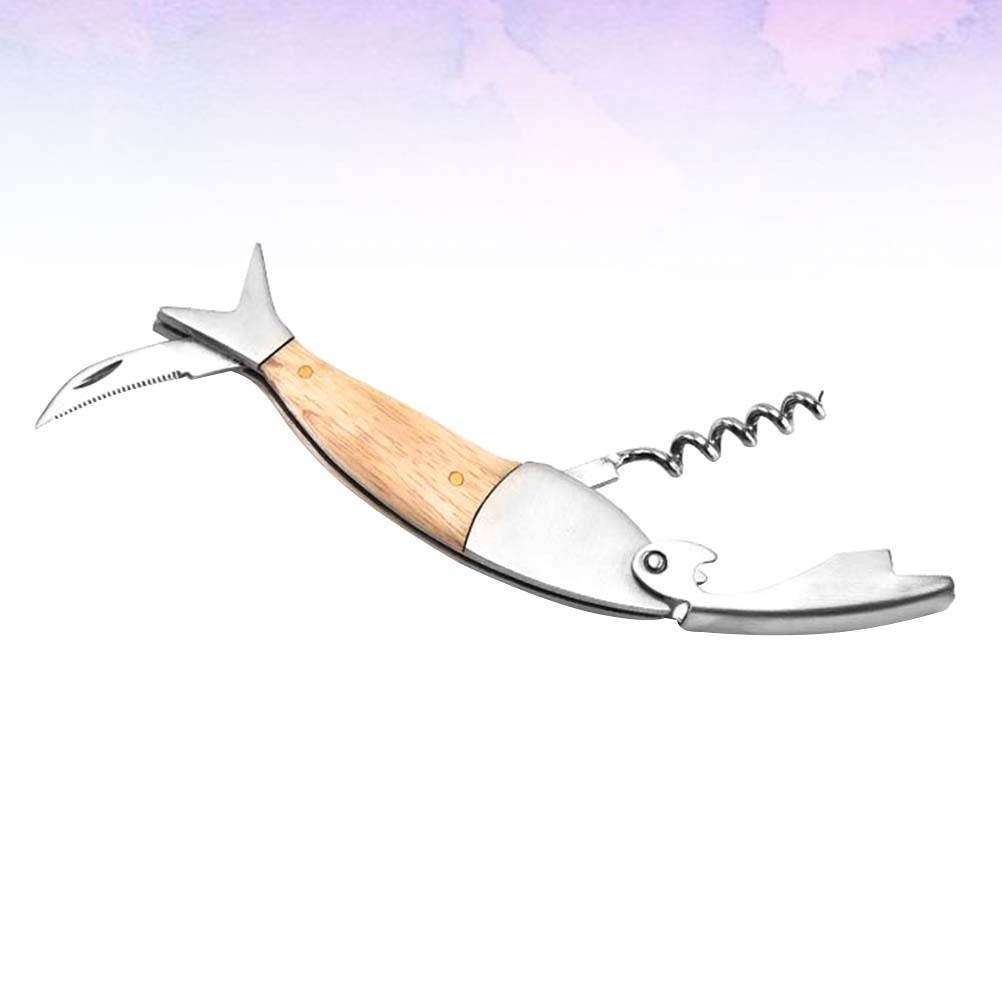 1pc Kitchen Gaget Multifunctional Beer Bottle Opener Beer  for Home (Silver)