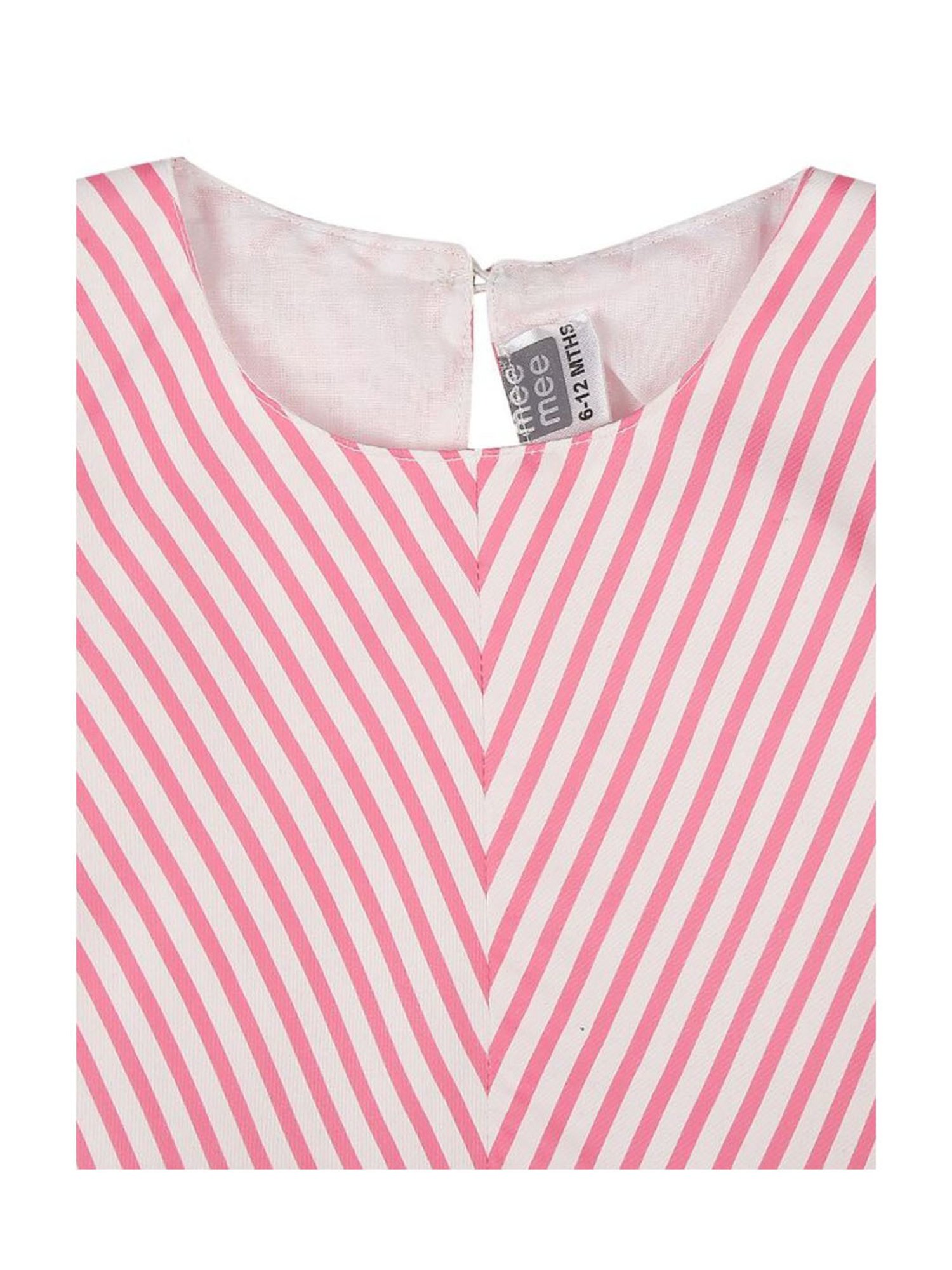 Mee Mee Kids Pink Striped Dress