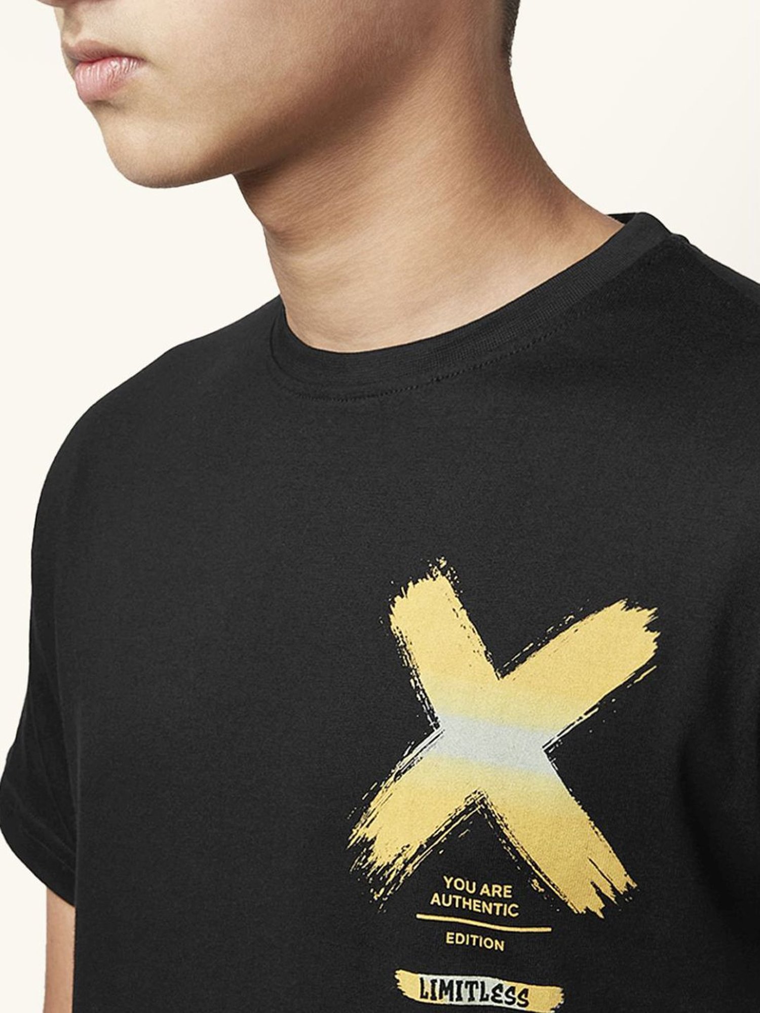 Coolsters by Pantaloons Kids Black Cotton Printed T-Shirt