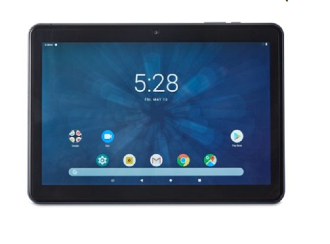 Onn 100005208 10.1" 16 GB, 2GB RAM, 16GB ROM, 1.3GHz quad core Android Tablet, Navy Blue