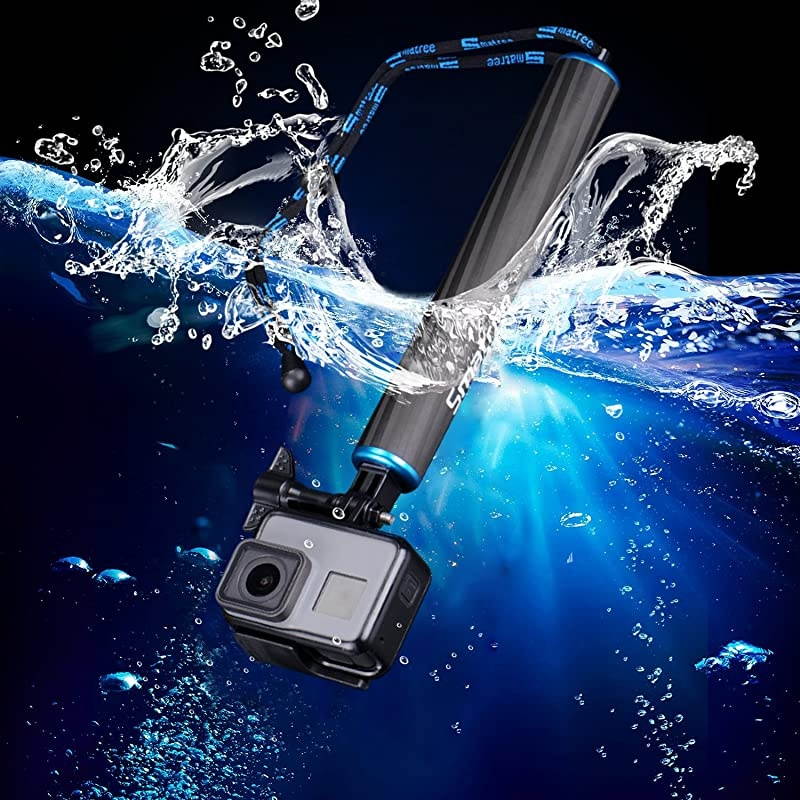 F1 Waterproof Floating Carbon Fiber Hand Grip Compatible for Gopro Max GoPro Hero 987654321SessionGoPro Hero 2018