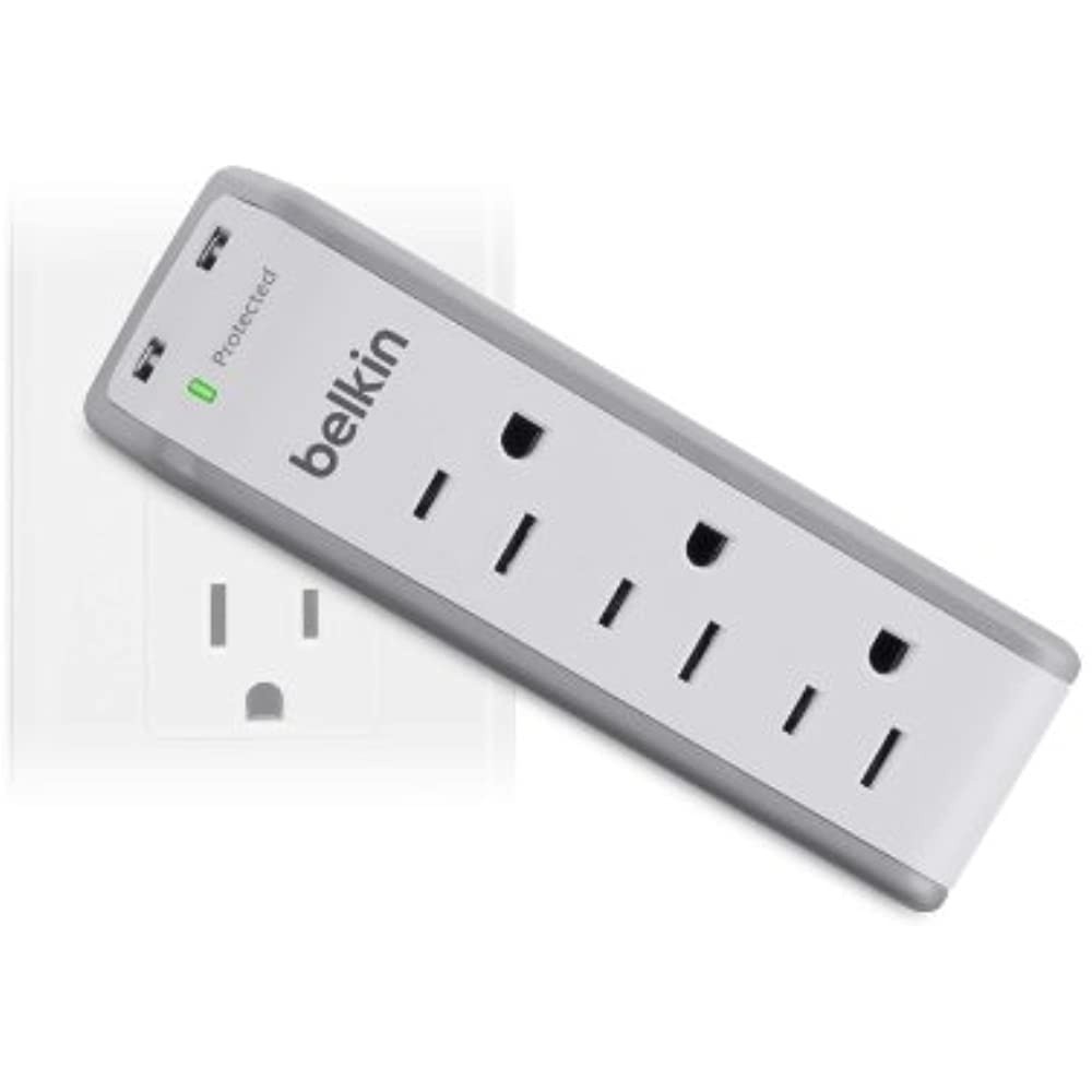 Uninex PS102 RF Remote Control Power Managed 6-Outlet Energy Controlled Surge Protector, Eliminates Standby Idle Electricity Usage, 6-Foot