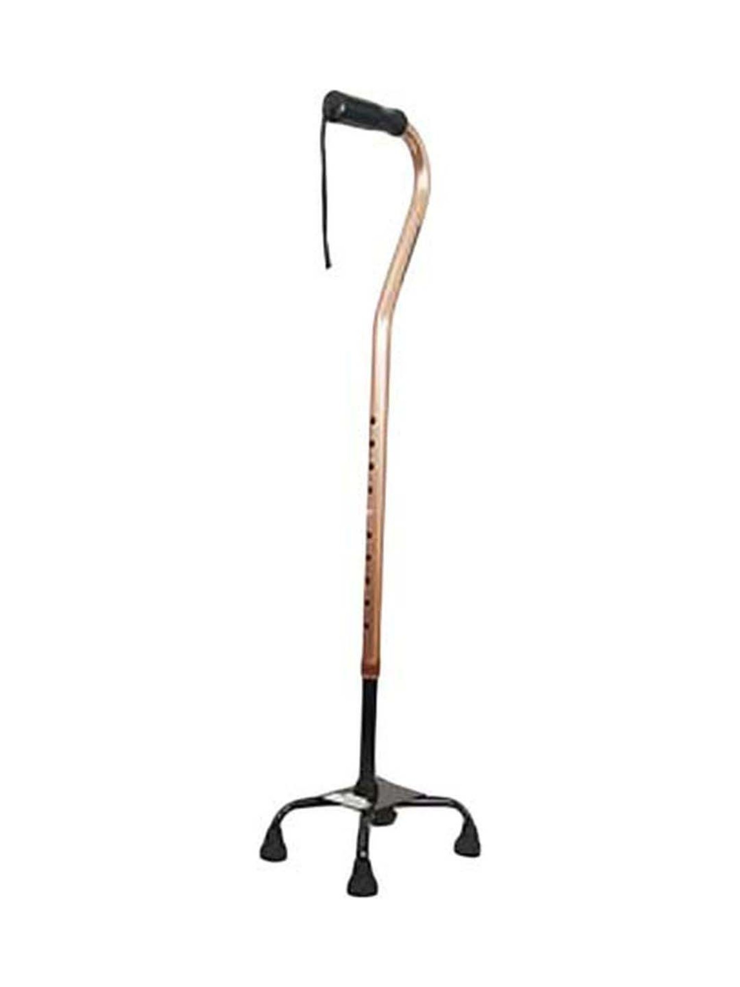 MCP WS-420 Quadripod Adjustable Aluminium Walking Stick (Brown)