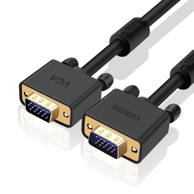 Veggieg VGA Cable Computer Monitor Cable HD Cable Conversion Video SurveillAnce Desktop Laptop