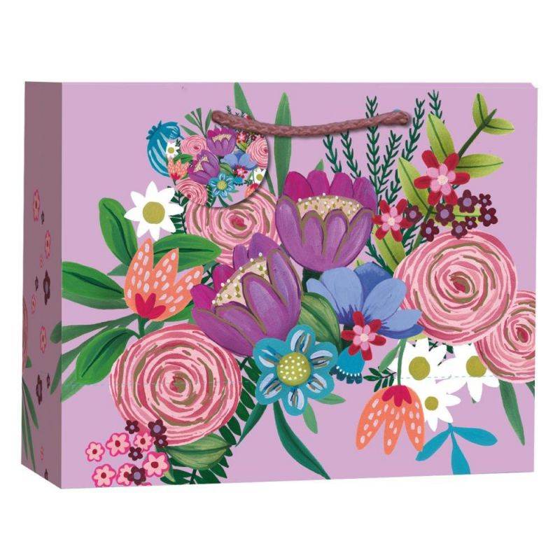 Lang Companies,  Floret Medium Gift Bag by Eliza Todd
