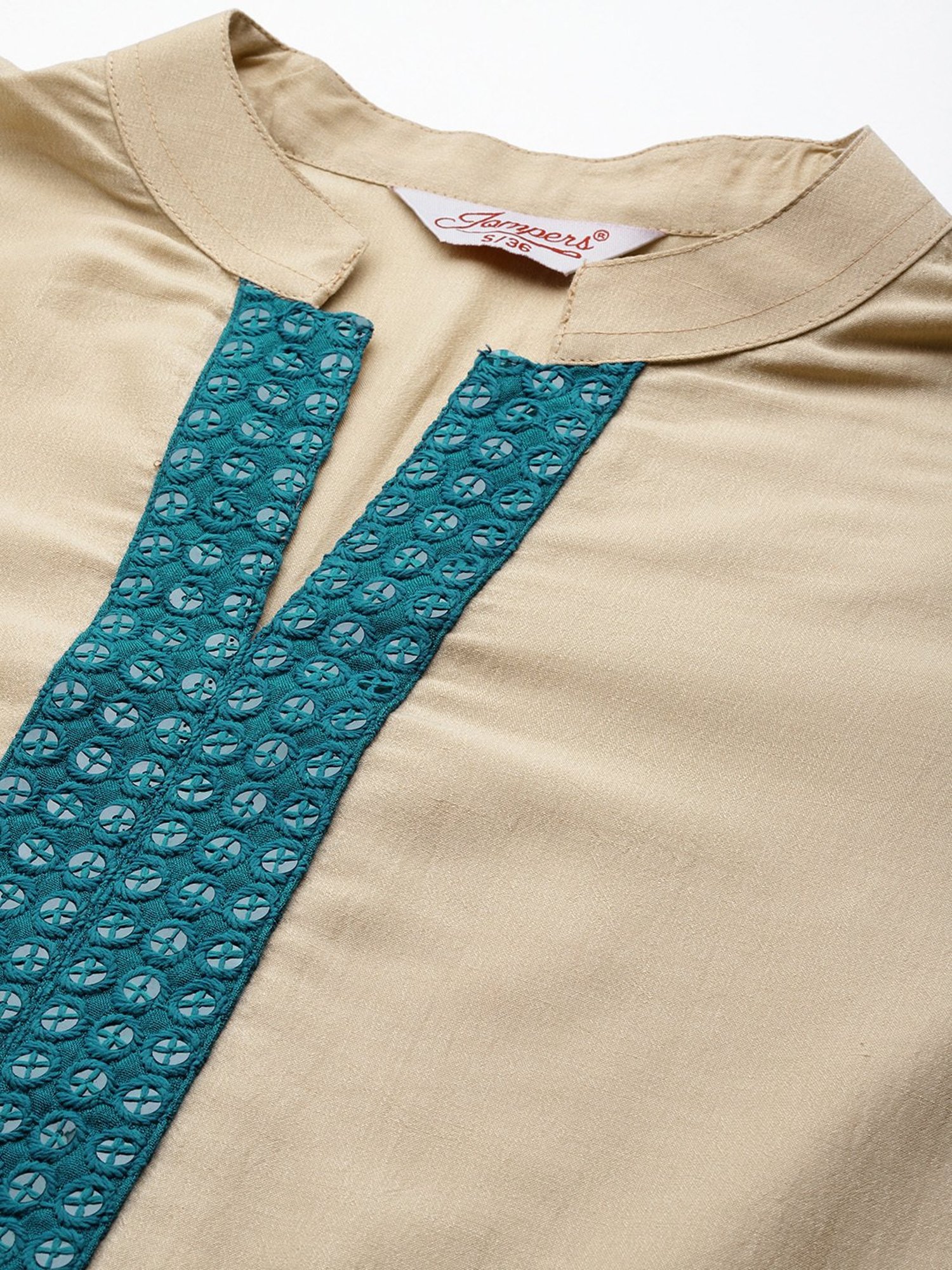 Saffron Threads Red Ethnic Dresses