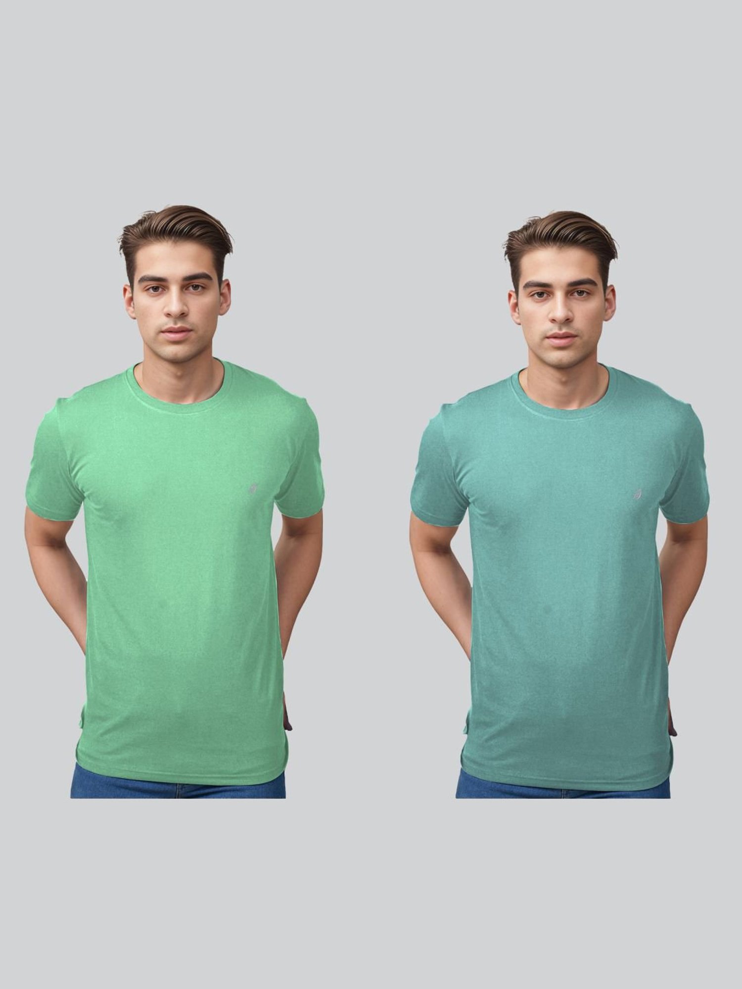 Lux Nitro Green & Sage Regular Fit T-Shirt