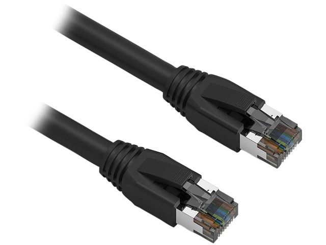 Cat 7 Ethernet Cable 100 ft LAN Cable Internet Network Cord for PS4, Xbox, Router, Modem, Gaming, White Flat Shielded 10 Gigabit RJ45 High Speed Computer Patch Wire.