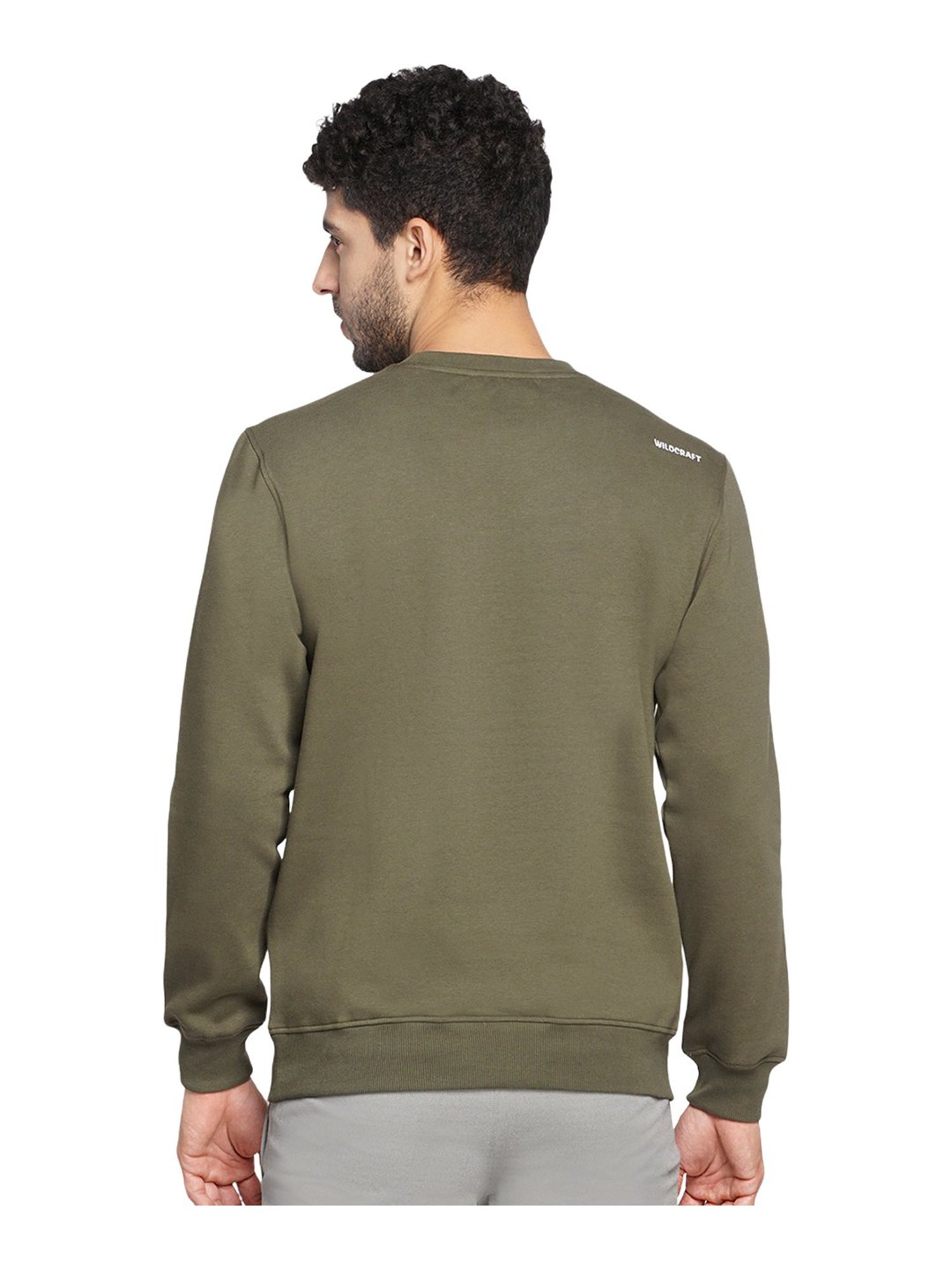 Wildcraft Olive Round Neck Sweatshirt